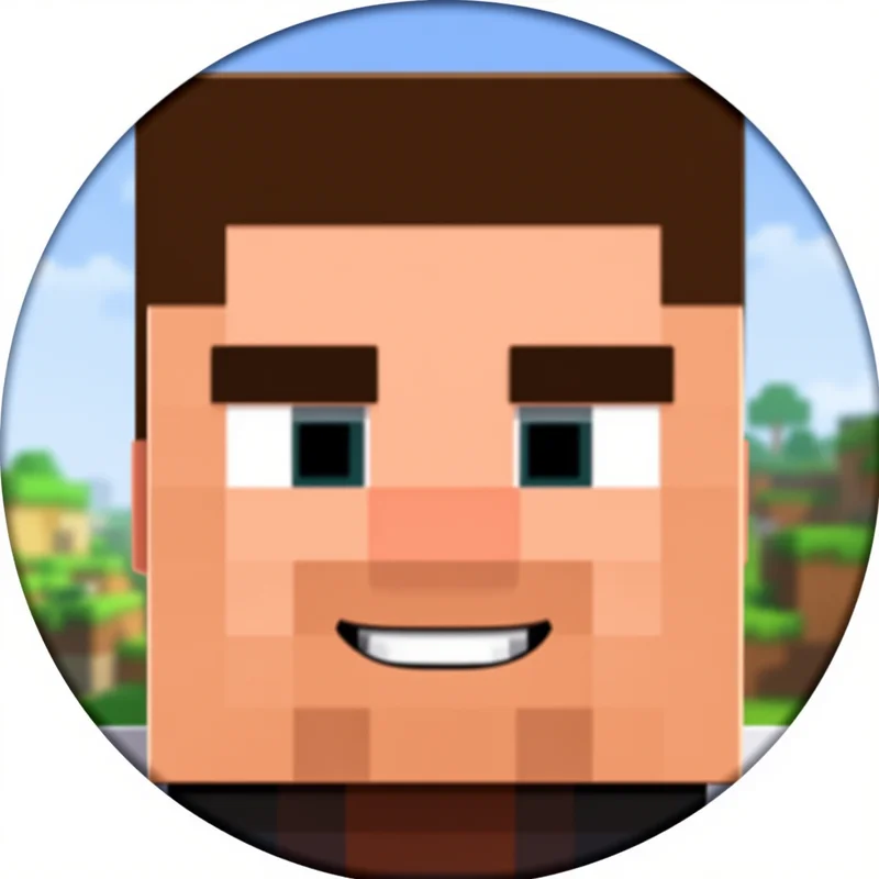 Minecraft avatar for profile use with readable pixel face and strong recognition