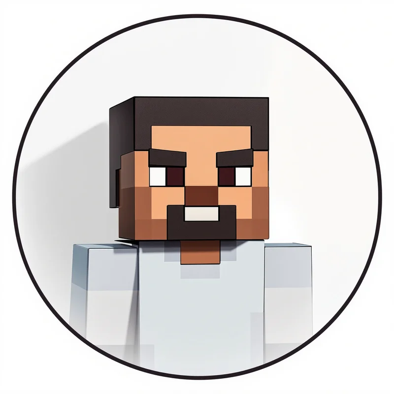Minecraft avatar for profile use with readable pixel face and strong recognition