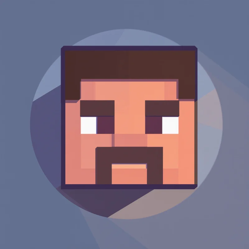 Minecraft PFP icon with pixel-face focus and strong community recognition