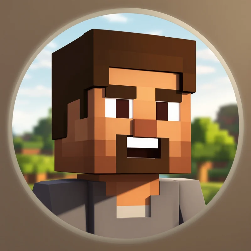 Minecraft PFP icon with pixel-face focus and strong community recognition