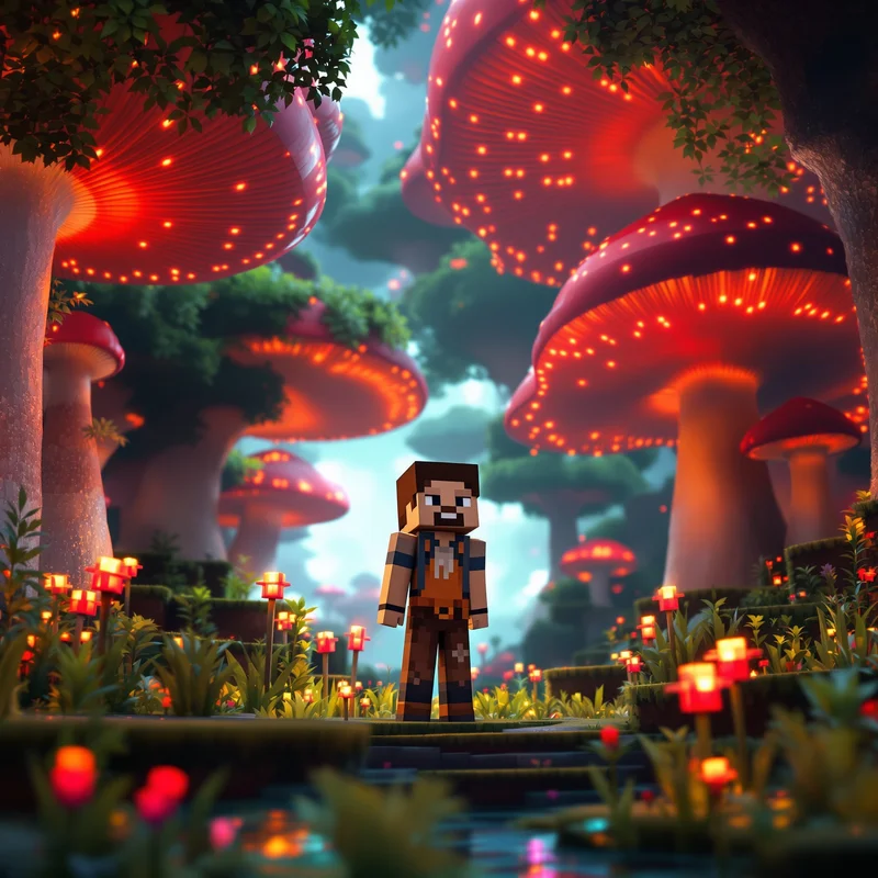 Mushroom Island Minecraft PFP.