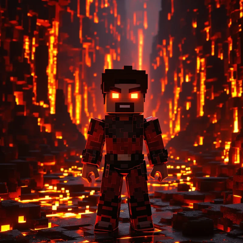Nether Minecraft PFP.