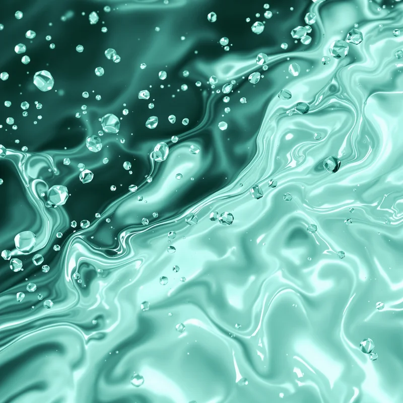 Aloe Gel Glow Mint Background