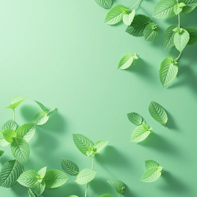 Balanced mint background