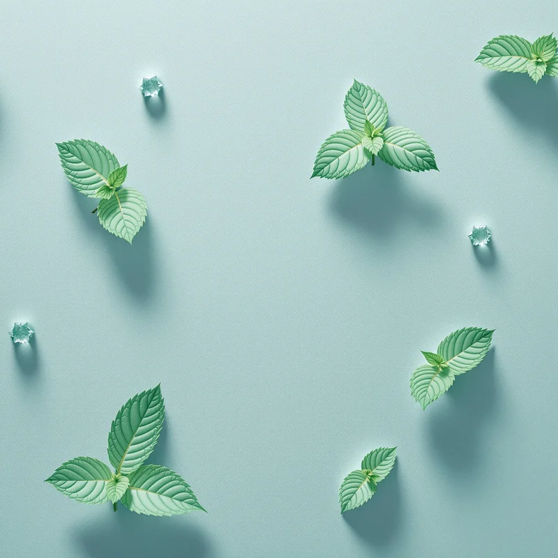 Balanced refinement mint background