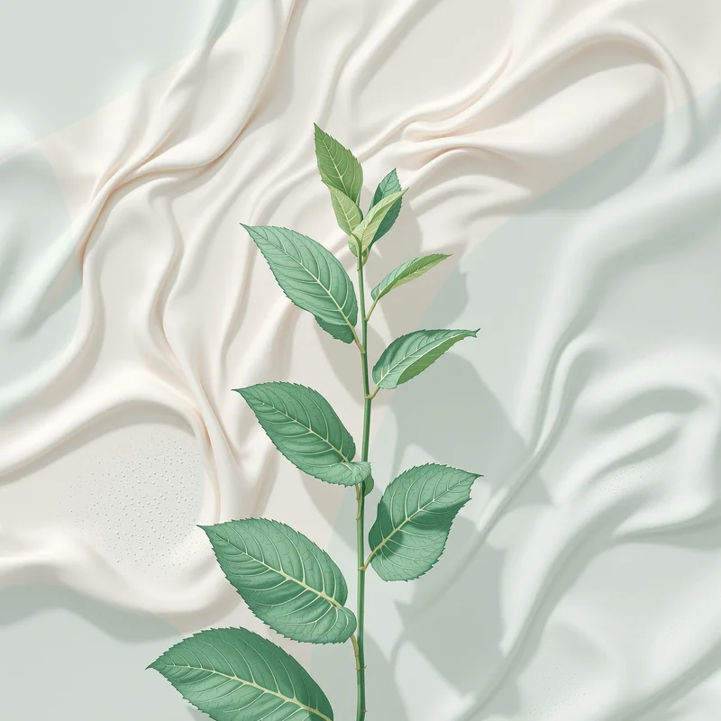 Balanced serenity mint background