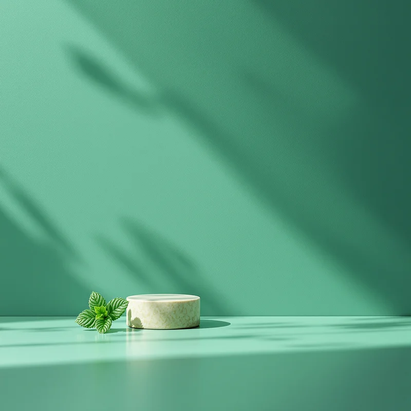 Balanced vision mint background