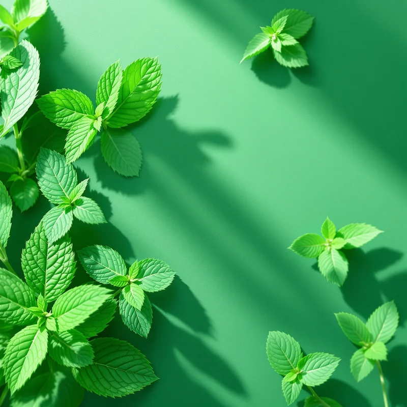 Clean mint background
