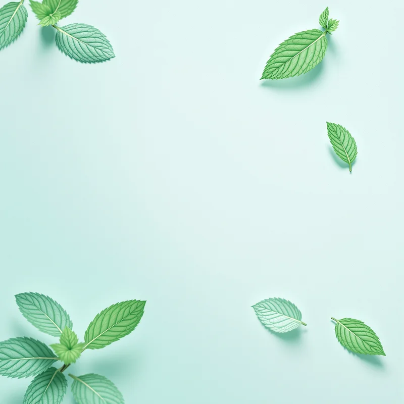 Crystal mint background