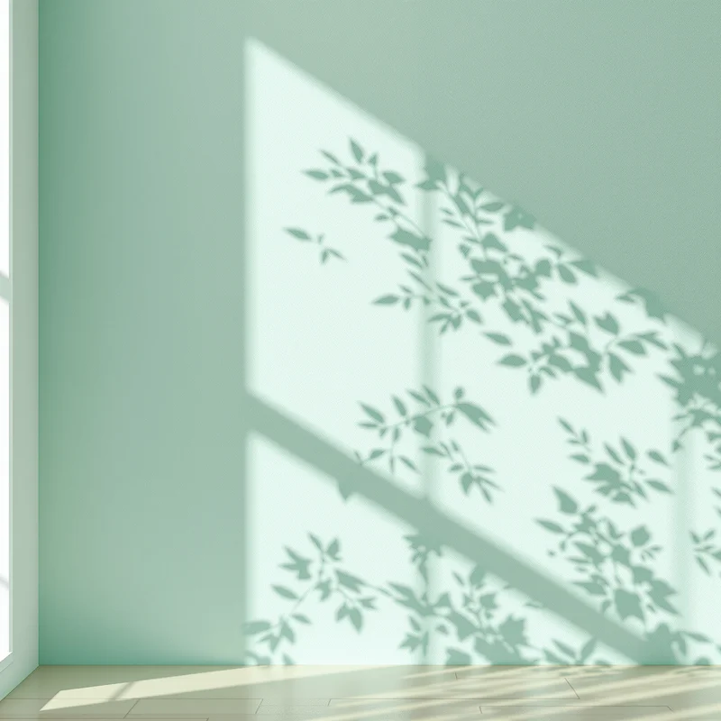 Herb Shadow Screen Mint Background