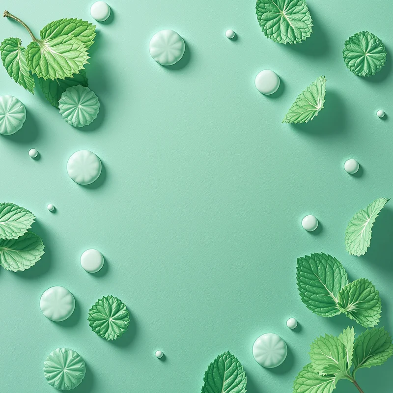 Master lightness mint background