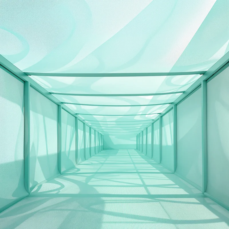 Mesh Canopy Mint Background