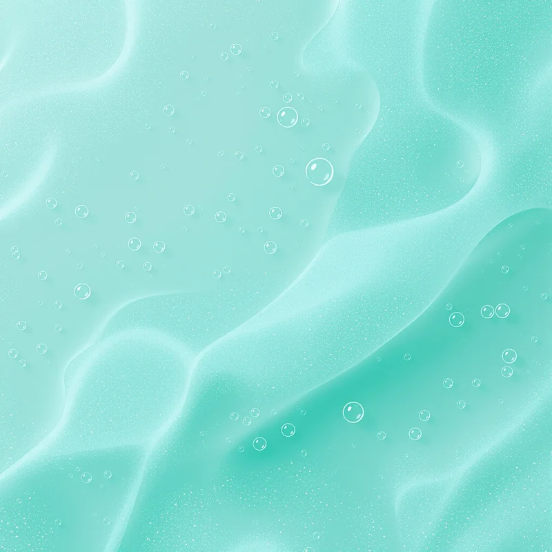 Microbubble Resin Mint Background
