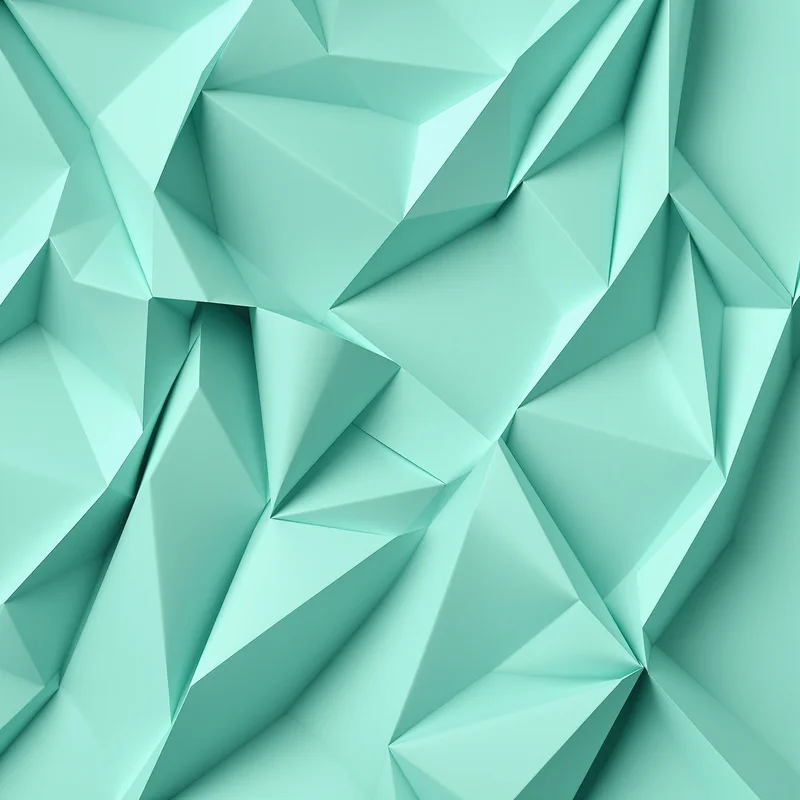 Origami Fold Mint Background