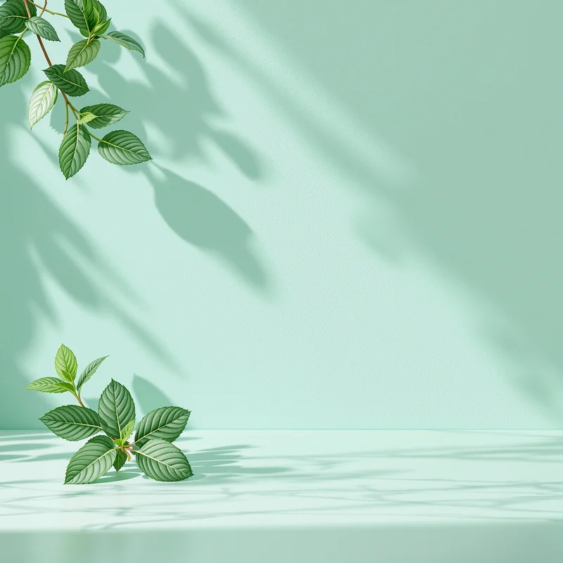 Pure clarity mint background