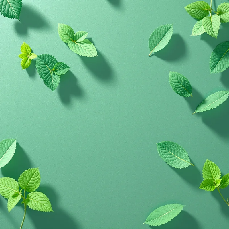 Pure harmony mint background