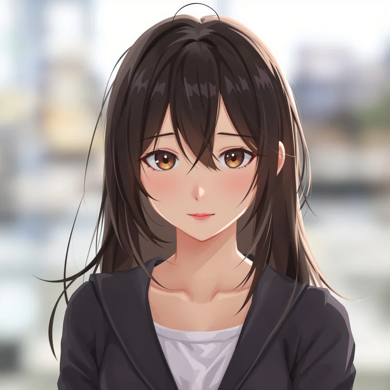 anime digital identity portrait with quiet strength and long-term usability