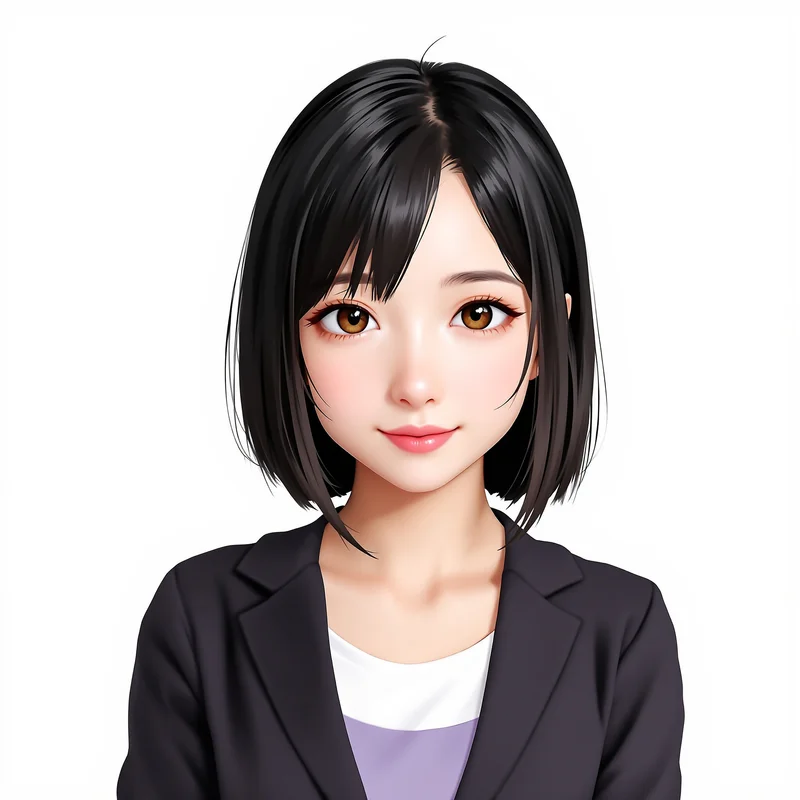 anime avatar portrait with minimal background and clear face priority