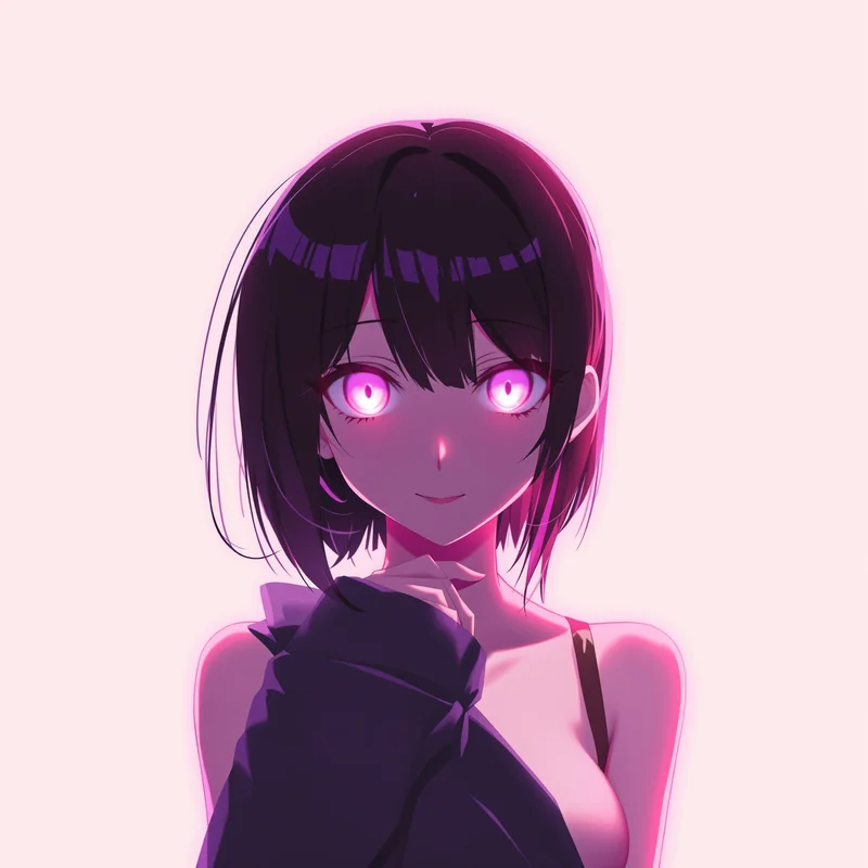 Dandadan Momo profile picture with dynamic color palette for profile picture use