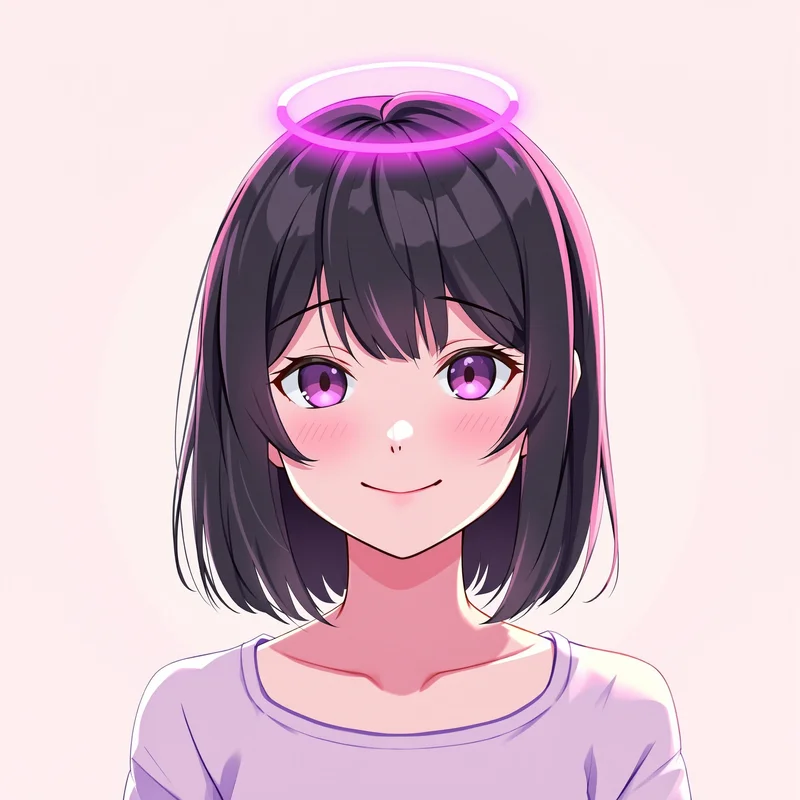 Momo Ayase anime avatar with clean square composition for aesthetic profile icon