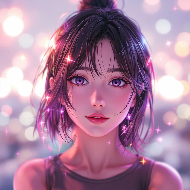 Momo Ayase avatar with psychic glow and clean profile readability