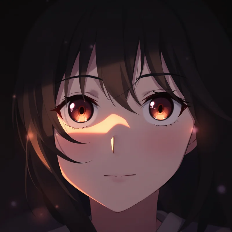 Momo Ayase avatar portrait with calm attractive energy