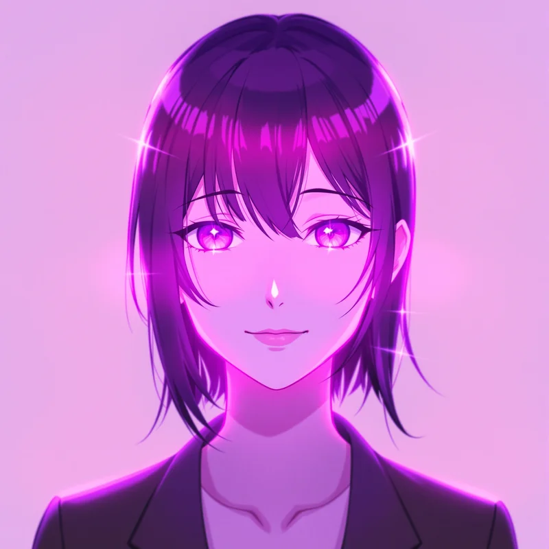 dynamic Momo profile avatar with psychic aura effects for profile picture use