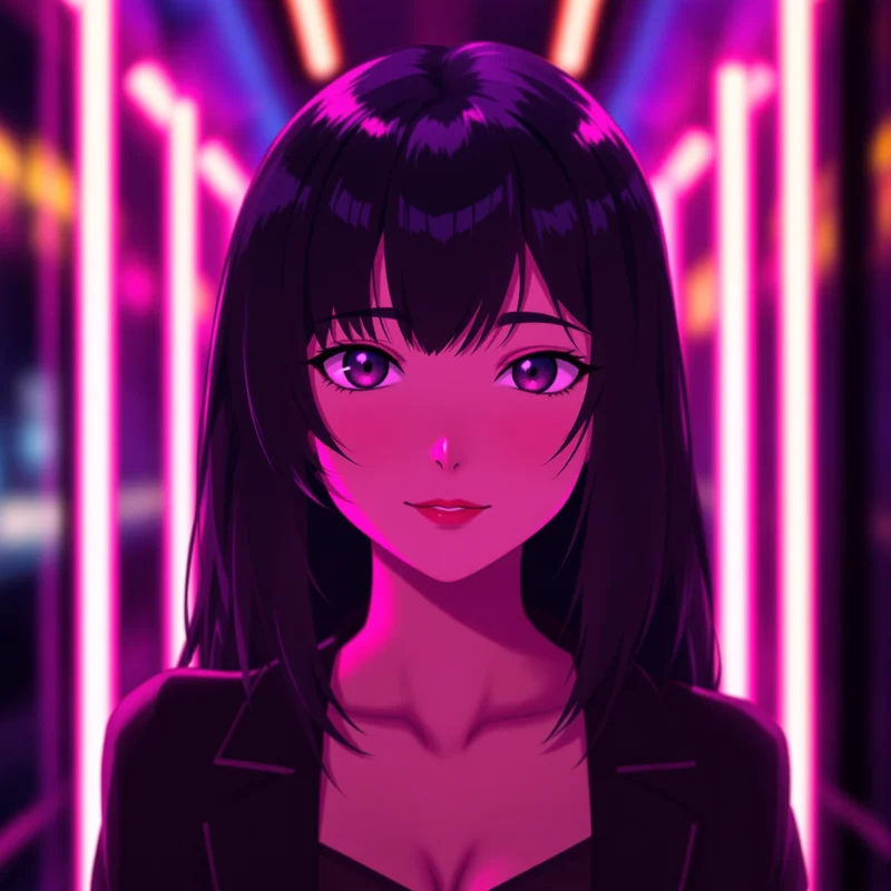 Momo Ayase anime avatar with clean square composition for messaging profile icon