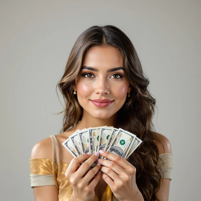 luxury portrait PFP with shiny highlights for profile picture use