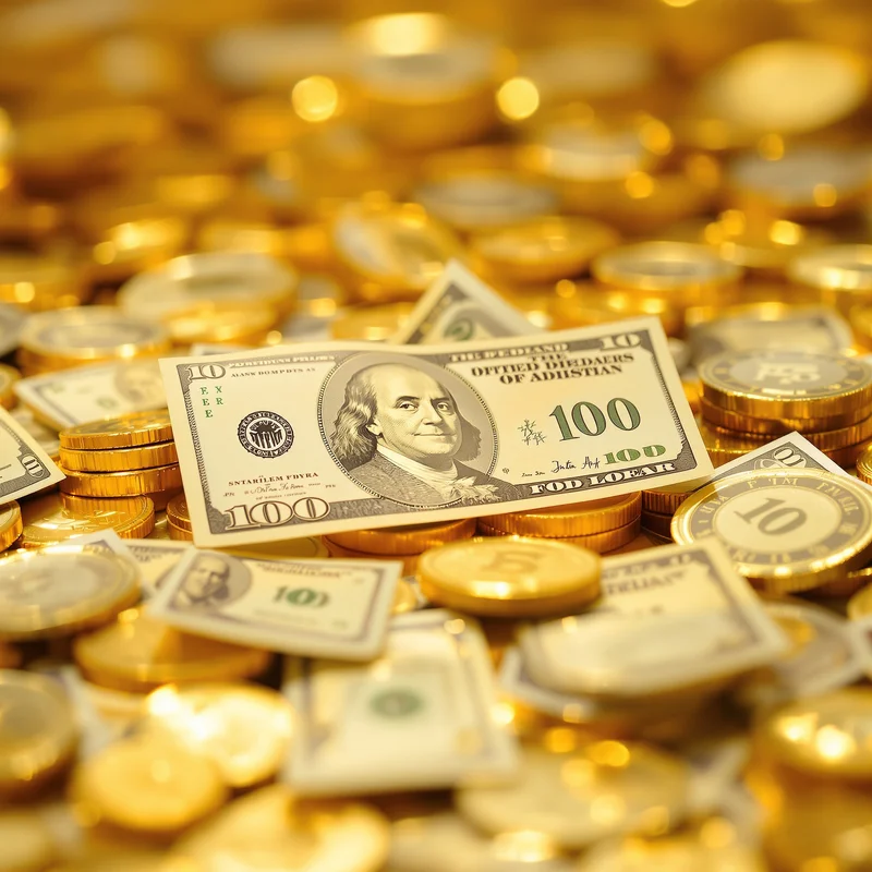 cash avatar image with luxury elements for digital identity