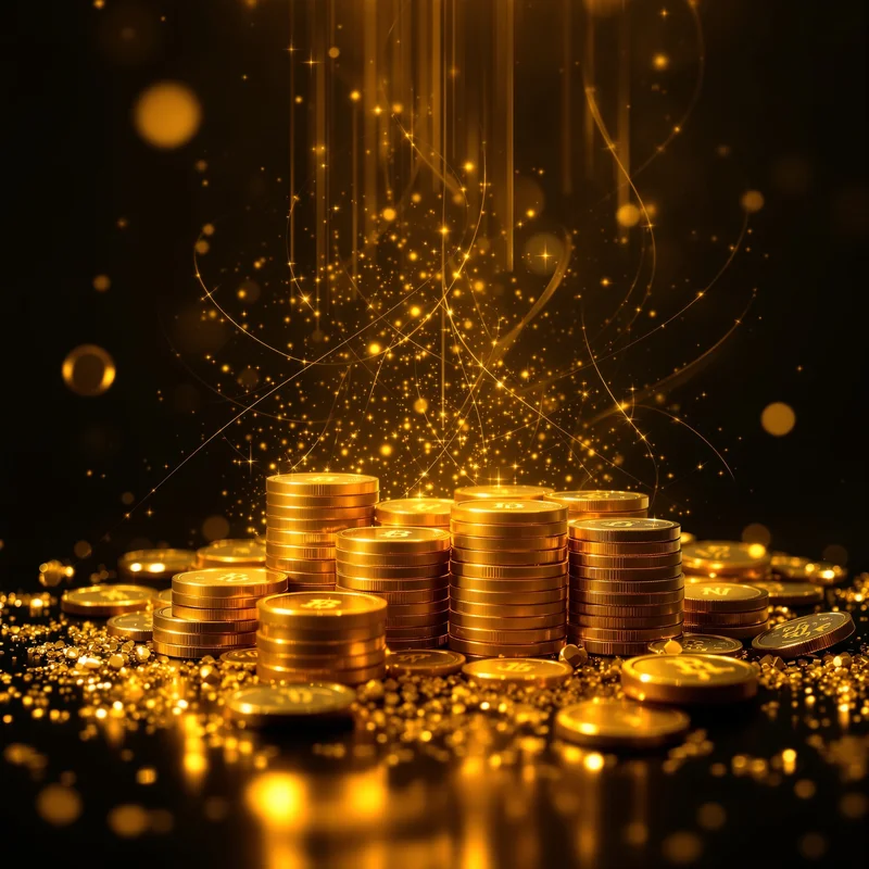 money PFP portrait with dollar bills for social media avatar