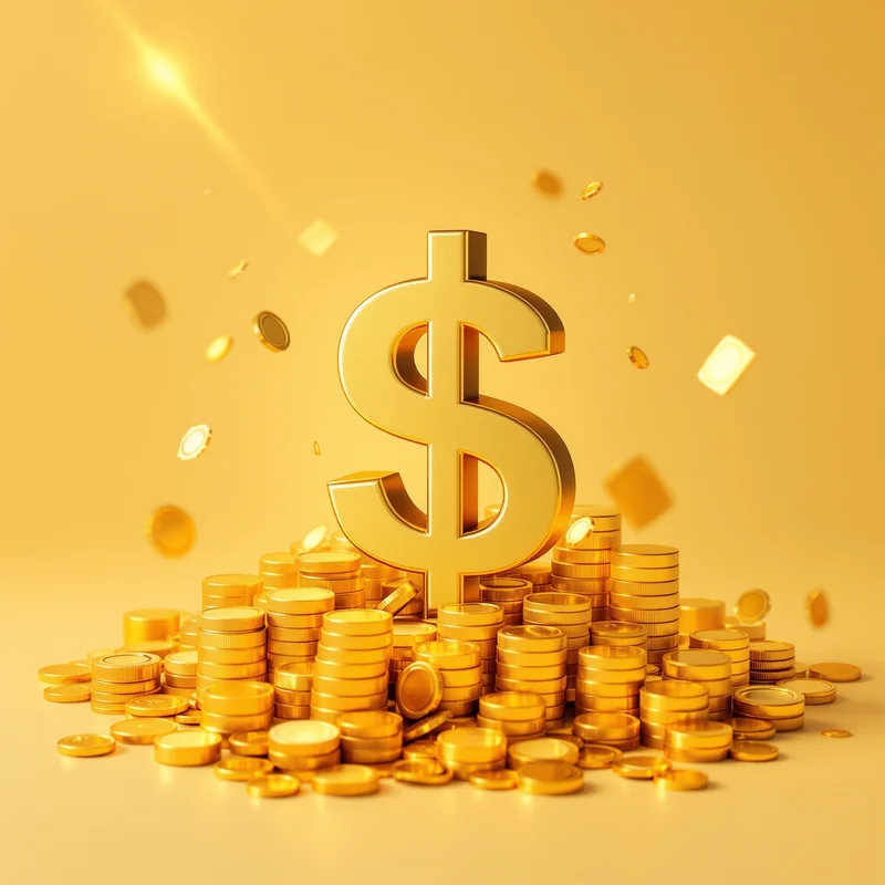 money PFP portrait with dollar bills for avatar display