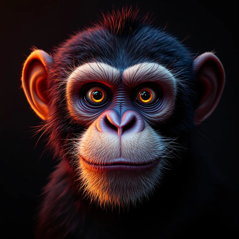 meme monkey pfp with goofy internet humor