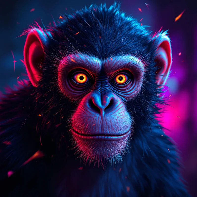 troll chaos monkey pfp with cursed expressions