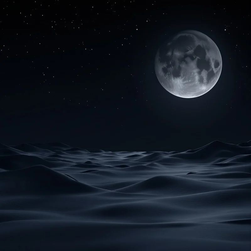 Clean minimal moon background