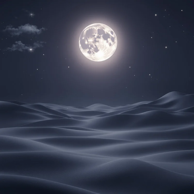 Clean minimal moon background