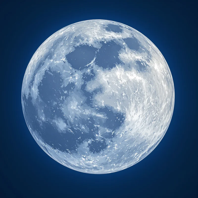 Premium blue moon background