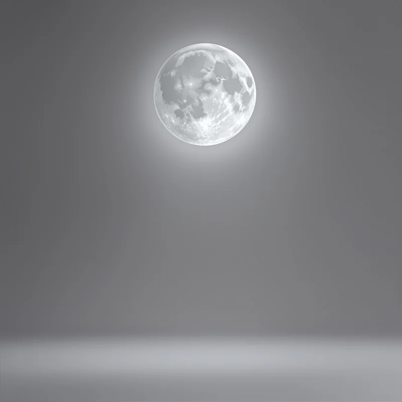 Studio minimal moon background