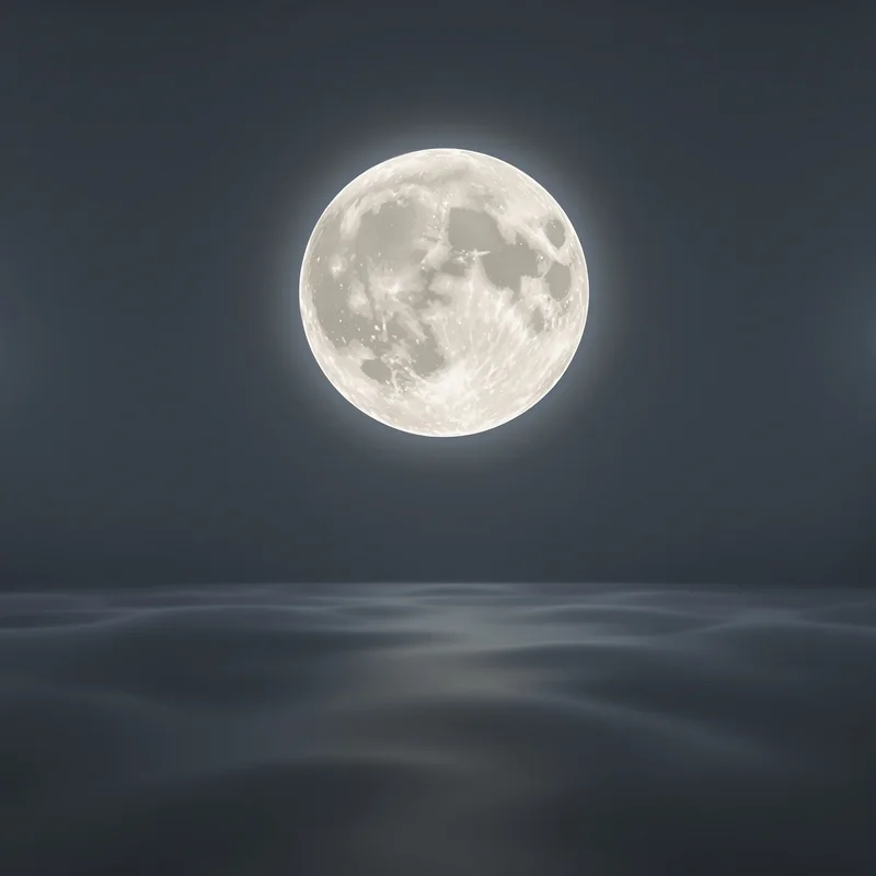 Studio minimal moon background
