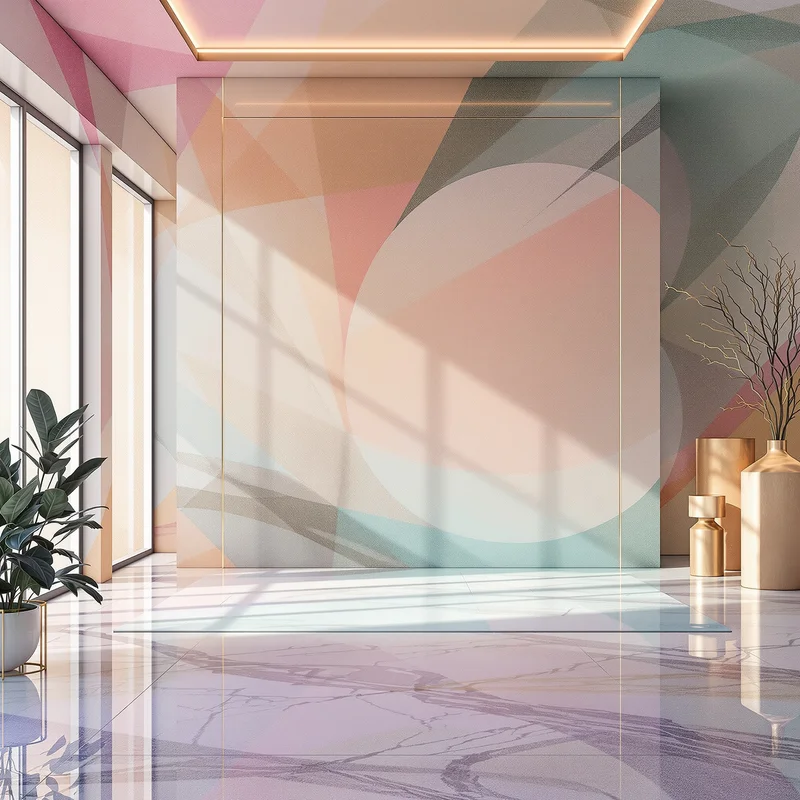 Eternal soft multicolour background