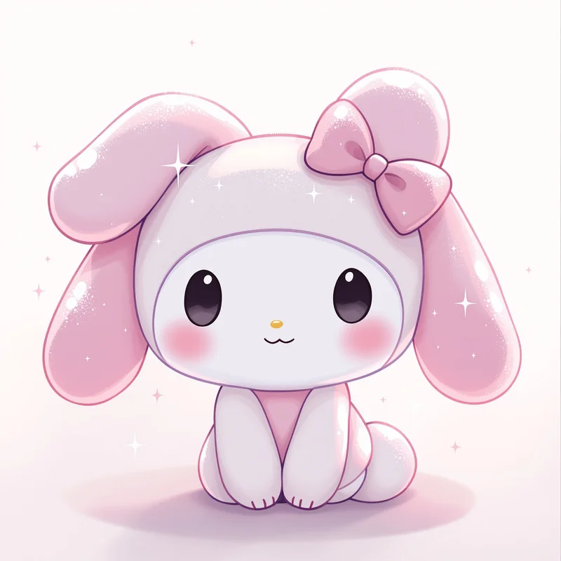 Charming Melody My Melody PFP clean pastel avatar