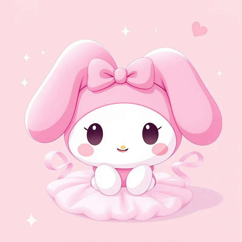 Ribbon Delight My Melody PFP cute ribbon avatar