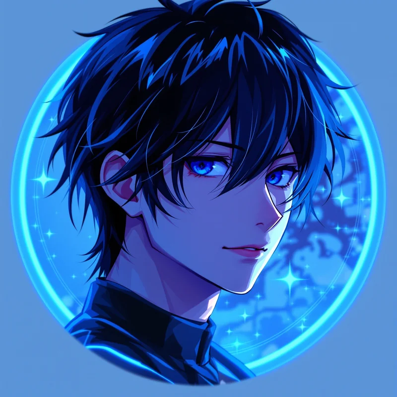 Nagi Blue Lock avatar profile image with detached expression and clear recognition