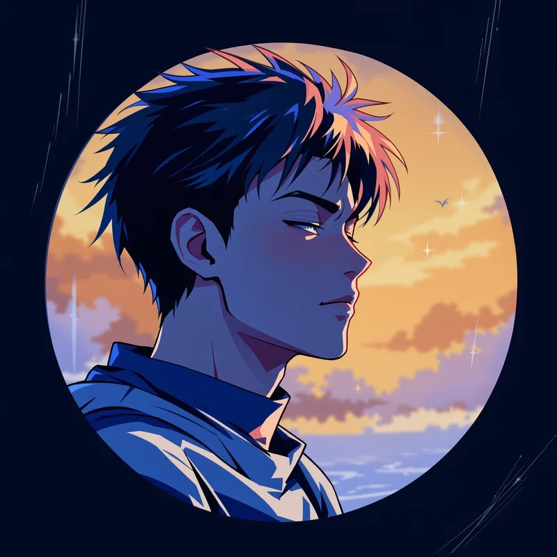 Nagi Blue Lock PFP with cool anime aura and compact avatar clarity