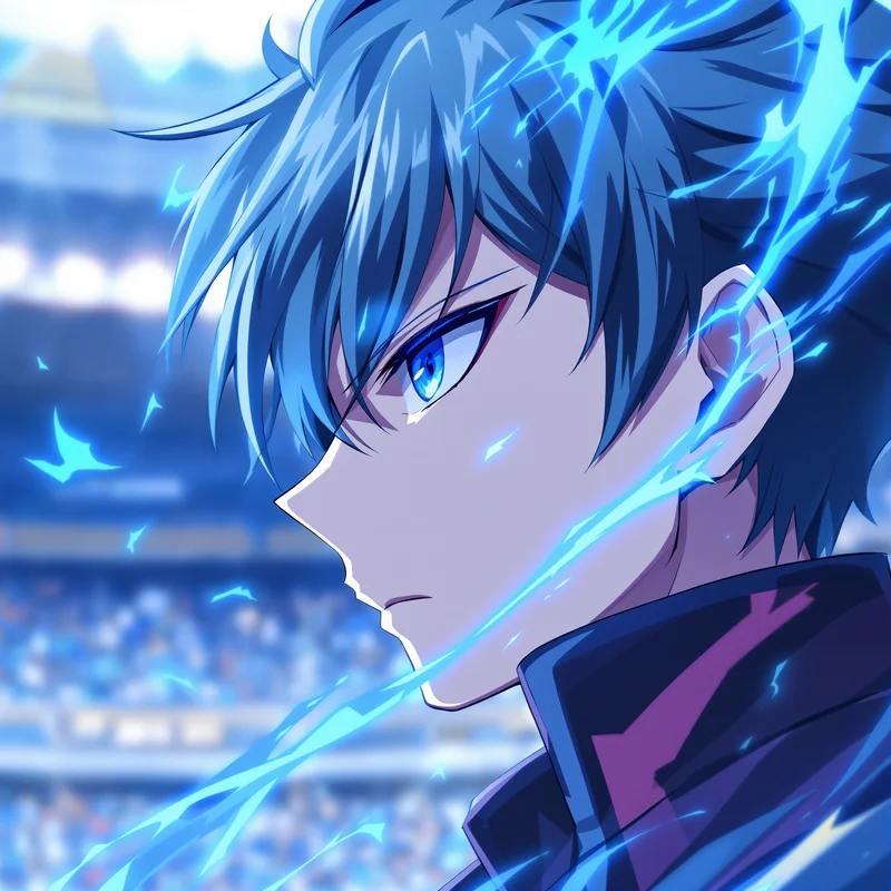 Nagi Blue Lock avatar portrait with effortless prodigy personality and memorable presence