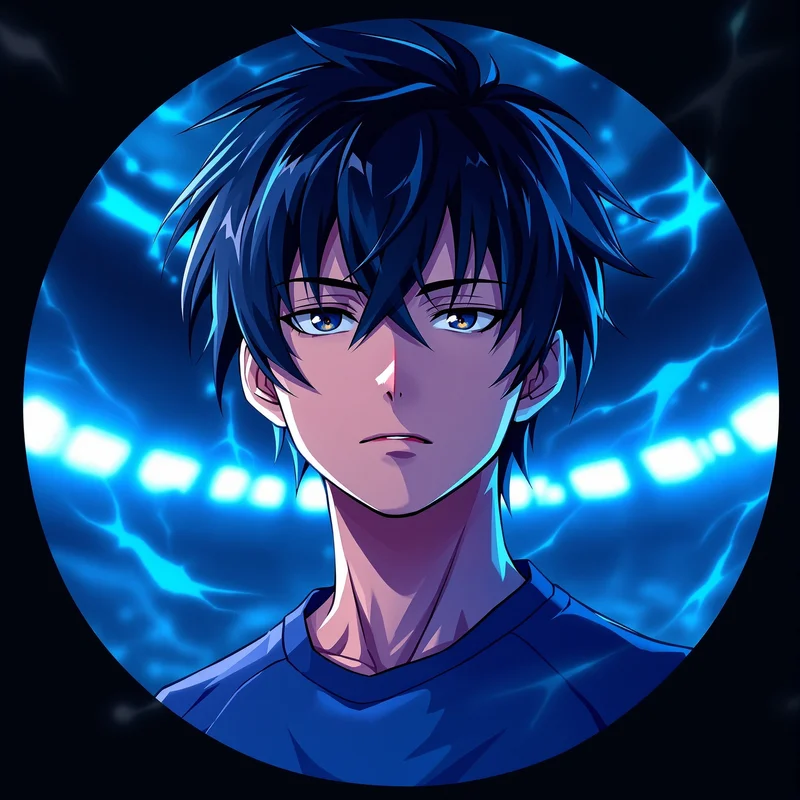 Nagi Blue Lock PFP with cool anime aura and compact avatar clarity