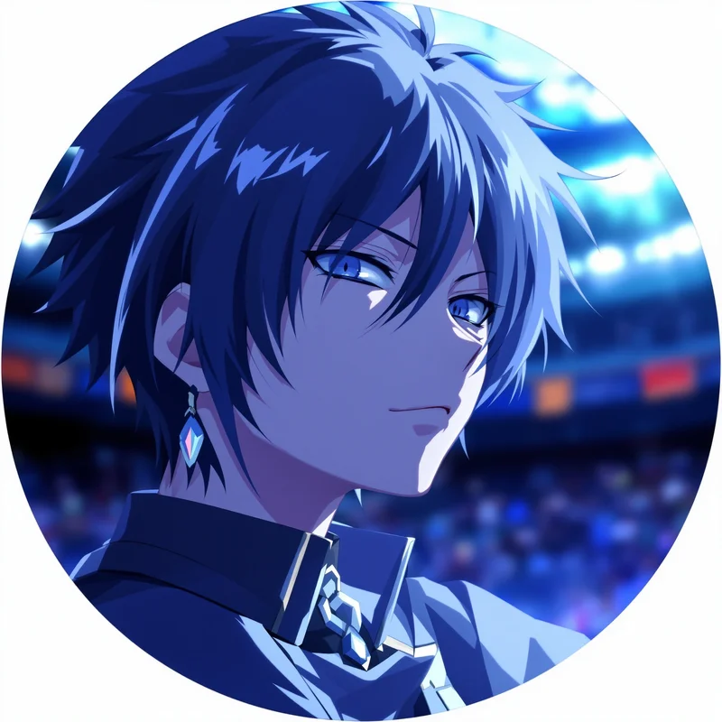 Nagi Blue Lock PFP with cool anime aura and compact avatar clarity