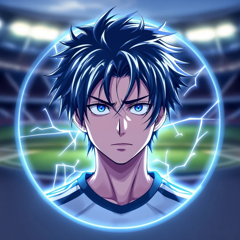 Nagi Blue Lock avatar portrait with effortless prodigy personality and memorable presence
