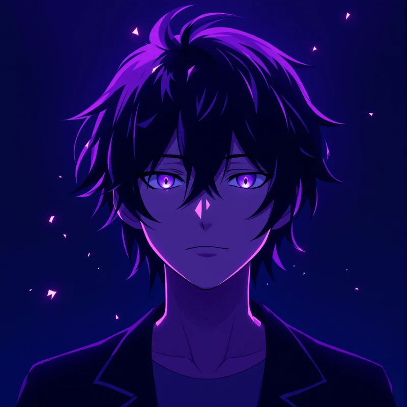 detailed Seishiro Nagi avatar image with calm genius expression clean background anime style