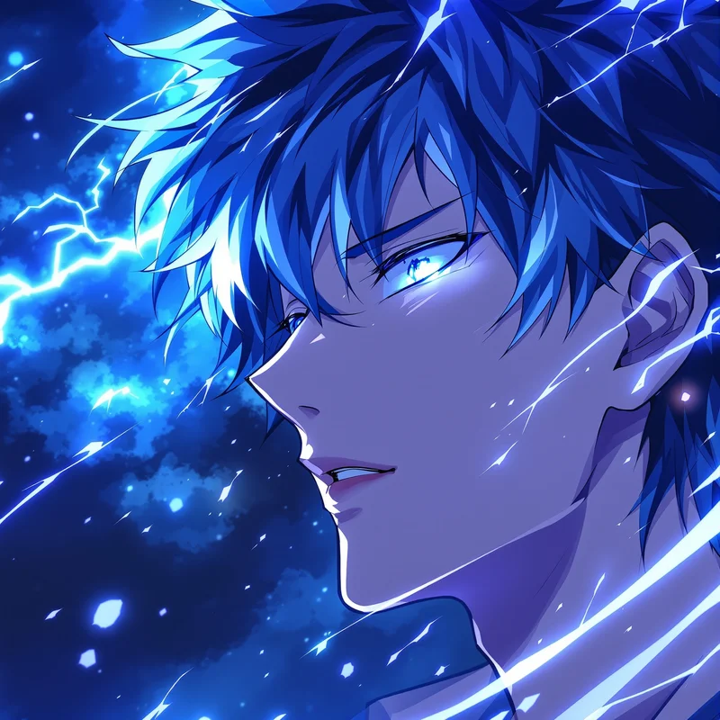 Blue Lock Seishiro Nagi profile picture showing quiet focused stare minimal anime portrait design